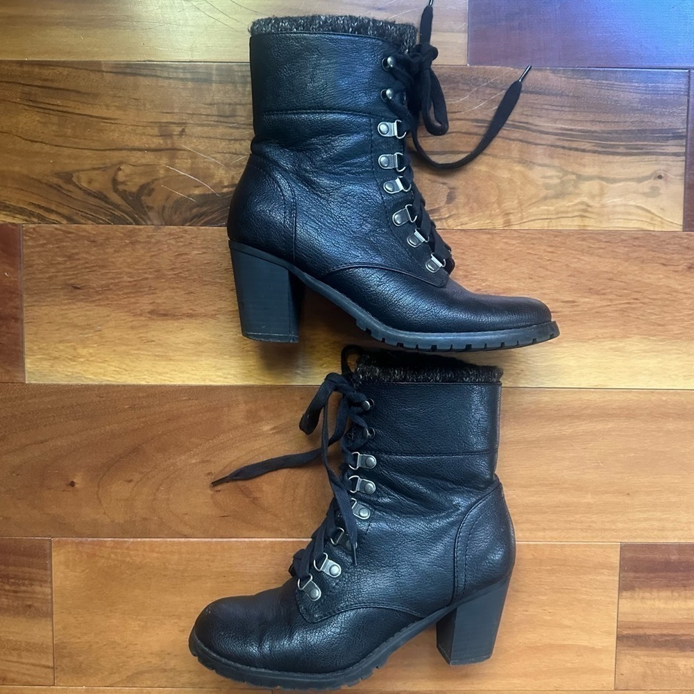 Bass Zee Lace-Up Booties